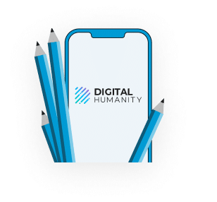 Logo and Company Stationary Graphic - Digital Humanity