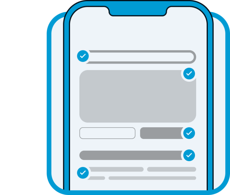 Our Process 5 Review and Test Graphic - Digital Humanity